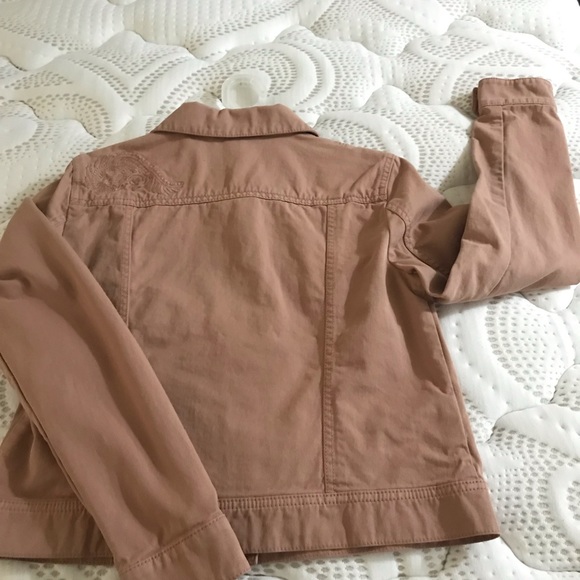 Paisley Embroidered Denim Jacket - Picture 7 of 7